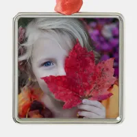 Custom Metal Photo Ornament