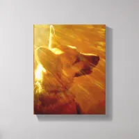 Shine On Me German Shepherd #2 Alt Canvas Print