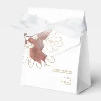 Golden Autumn Wedding ID655 Favor Boxes