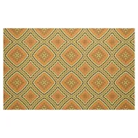 Modern Oriental Boho Mosaic Geometric Pattern Fabric