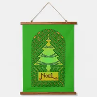 Celtic Christmas Tree Hanging Tapestry