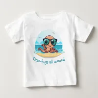 Sea Adventure | Cute Octopus with Sunglasses Baby T-Shirt