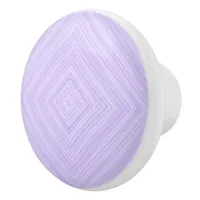 Purple And Lilac Geometric Diamond Bathroom Ceramic Knob