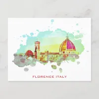 *~* AP12 Florence Italy Firenze Italia Artsy Postcard