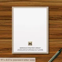 Sophisticated Business Branded Letterhead