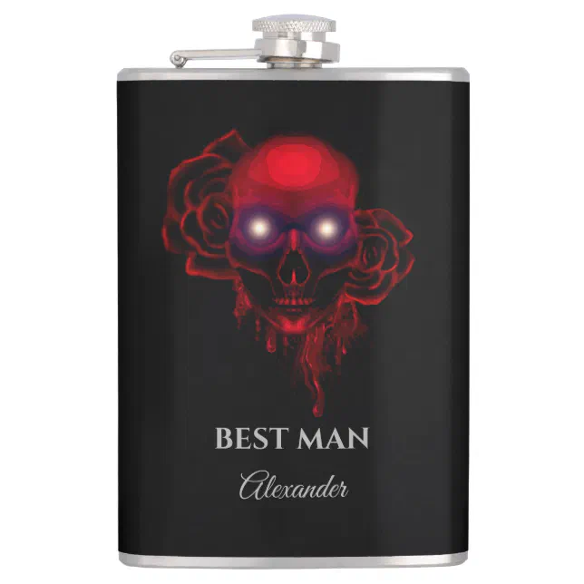 Best man groomsmen gift wedding favor flask