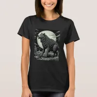 Vintage Werewolf in front of the Full Moon T-Shirt