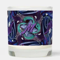 Ribbons Blue, Purple, Aqua Scented Candle