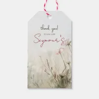 Dreamy Scene of Spring  Flowers Gift Tags