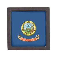 Idaho State Flag Keepsake Box