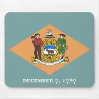 State of Delaware Flag Mouse Pad