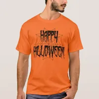 Halloween Spider Fingers and Web T-Shirt