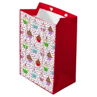 Cute Cupcakes and Candy Sprinkles Medium Gift Bag