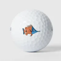 Cute Cartoon Fish Golf Balls