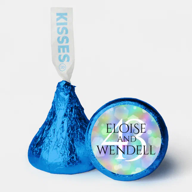 Elegant 43rd Opal Wedding Anniversary Celebration Hershey®'s Kisses®