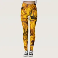 Sunflower Swirl Leggings