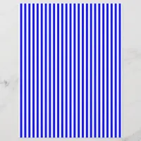 Blue Stripes Letterhead