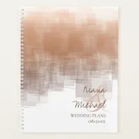 Watercolor Reflections Wedding Clay ID774 Planner