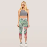 Christmas Colors Tie Dye Yoga Pant