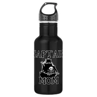 Captain Mom Stainless Steel Water Bottle