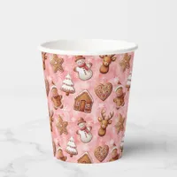 Gingerbread Cookies Christmas Paper Cups