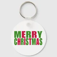 Merry Christmas Keychain