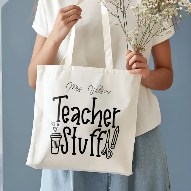 Teacher Stuff, Doodles Teacher Appreciate Gift Tote Bag