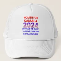 Women for Kamala Harris 2024 Election Trucker Hat