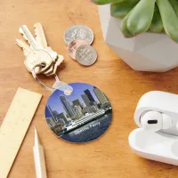 Pacific Northwest Seattle Ferry & Buildings Keychain