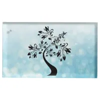 Blue  Black Elegant Tree Table Number Card Holders