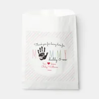 Message from the Bump Ultrasound Cute Baby Shower Favor Bag