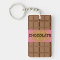 All You Need is Chocolate Key Chain