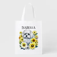 Personalized Cute Cartoon ... Grocery Bag