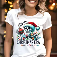 In My Christmas Era Festive Skeleton Tri-Blend Shirt