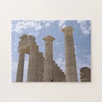 Rhodes Lindos Amphitheatre Greece Jigsaw Puzzle