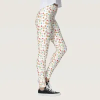 Christmas Cookies Patterned Holiday Leggings