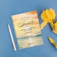 The Sun Rises and the Sun Sets Ecclesiastes 1:5 Notebook