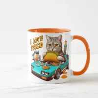 Feline Fiesta I love Taco Mug