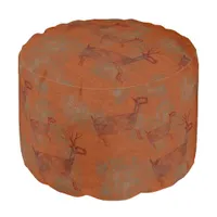 Southwest Canyons Petroglyphs Pouf