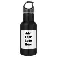 Add your Business or Team Logo to this    Stainless Steel Water Bottle