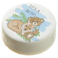 It's a Boy, Fox and Teddy Bear Baby Shower Chocolate Covered Oreo