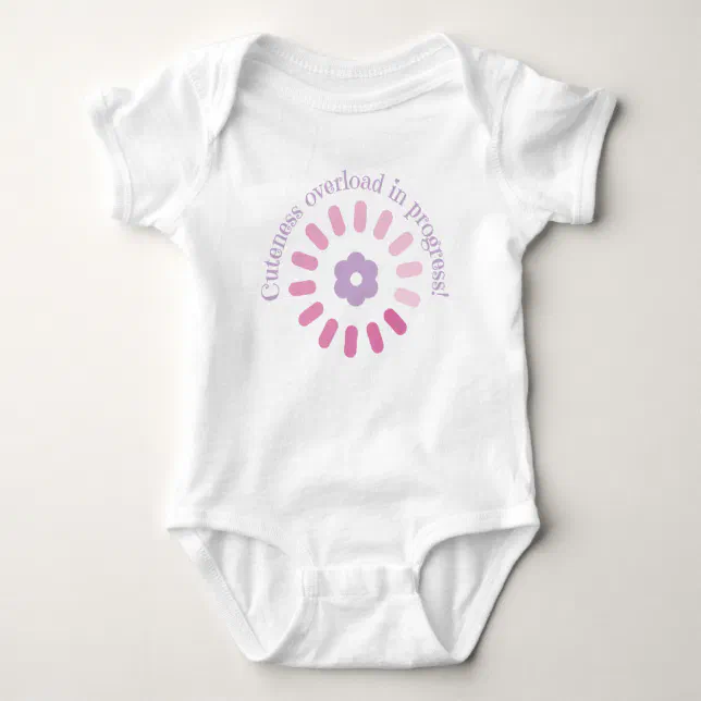 Cuteness Overload in Progress Baby Bodysuit