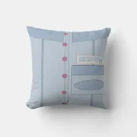 Monorail Driver Throw Pillow