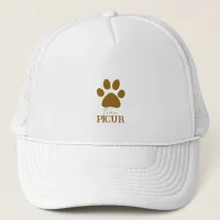 Personalized Paw Trucker Hat