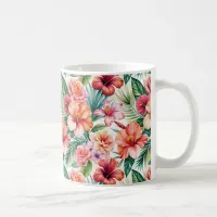  Tropical Flowers in Bloom Coffee Mug