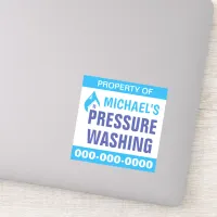 Pressure Washing Property Sticker