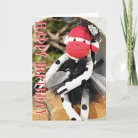 Sock Monkey - Chic Monkey Invitation