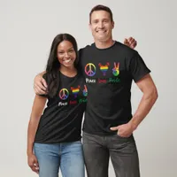 Peace Love Pride T-Shirt