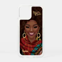 Black Woman Strong and Fierce Personalized Speck iPhone 12 Mini Case