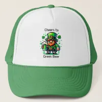 St Patrick's Day Leprechaun | Cheers to Green Beer Trucker Hat